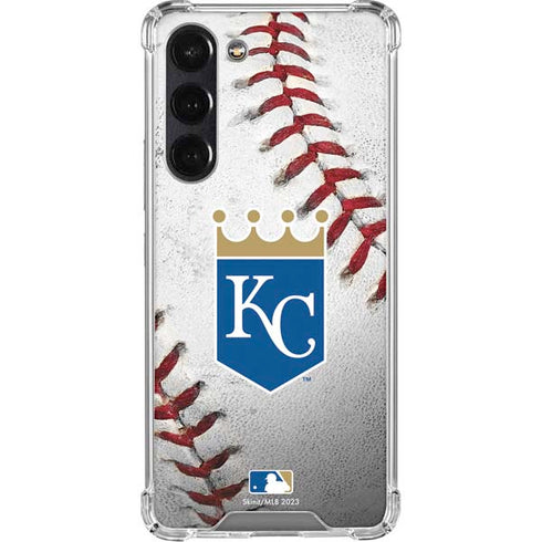 MLB Kansas City Royals Game Ball Galaxy S24 FE Clear Case
